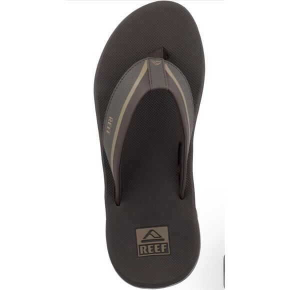 Reef Anchor Men‎ Size 8 Sandal High Arch Support Brown | Gum Beach Thong Sandal main image 4